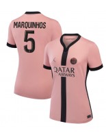 Paris Saint-Germain Marquinhos #5 Alternativní Dres pro Dámské 2024-25 Krátký Rukáv